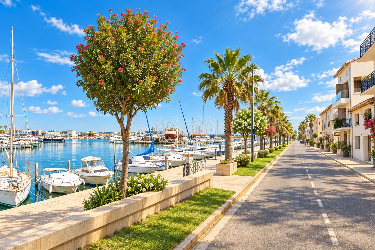 Promenade et bateaux du Grau-du-Roi