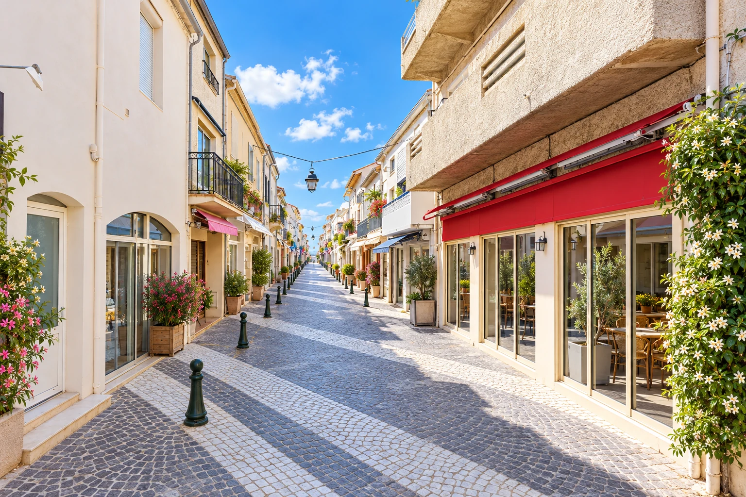 Rue piétonne du Grau-du-Roi